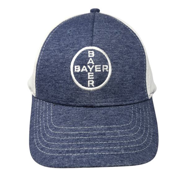 Bayer I Am Essential Snapback Hat Blue One Size Embroidered Colorblock - Picture 1 of 9